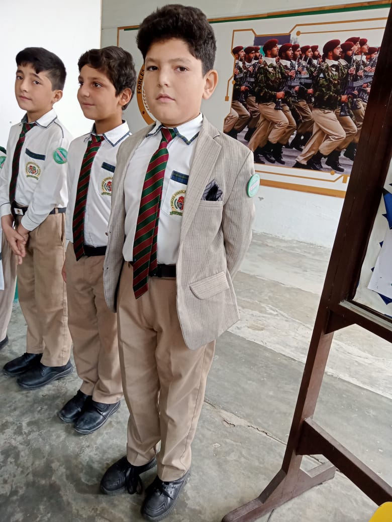 Monitor badge & Oath taking ceremony held in morning Assembly at Forces School And College System Swabi Campus